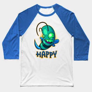 Bee Happy Baseball T-Shirt